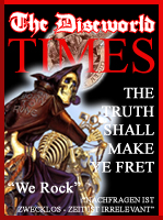 Das Titelblatt der Discworld-Times