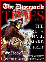 Das Titelblatt der Discworld-Times